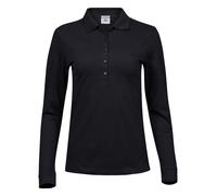 Tee Jays Ladies Luxury Stretch Long Sleeve Cotton/Elastane Polo Shirt Da Donna