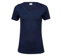 Tee Jays Ladies Stretch Tee Cotton/Elastane Manica Corta Collo A Giro T-Shirt