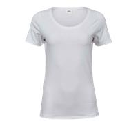 Tee Jays Ladies Stretch Tee Cotton/Elastane Manica Corta Collo A Giro T-Shirt