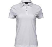 Tee Jays Luxury Maglietta Polo Sport Donna (3XL) (Bianco)