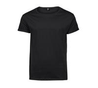 Tee Jays Nero Grigio O Bianco Roll-Up Tee Manica con Risvolto T-Shirt S-3XL