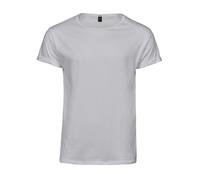 Tee Jays Nero Grigio O Bianco Roll-Up Tee Manica con Risvolto T-Shirt S-3XL