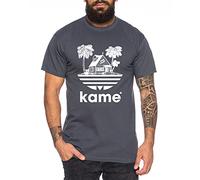Tee Kiki Adi Kame House - Maglietta da Uomo One Goku Dragon Master Son Ball Vegeta Turtle Roshi Piece Golds Db, Farbe2:Grigio Scuro, Größe2:Small