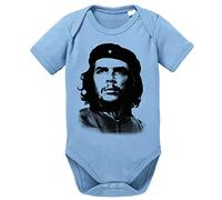 Tee Kiki Che Guev Proverbi Guevara Romper Body in cotone biologico per ragazzi e ragazze 0-12, Größe2:56/0-2 Mesi, Baby:Baby Blue
