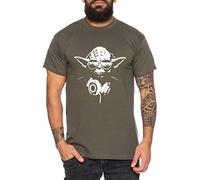 Tee Kiki Master Y - Maglietta da Uomo DJ Ritter The Empire Turntables Music Rave House Trance Techno Geek, Größe2:Medium, Farbe2:Cachi