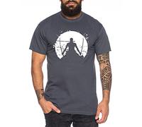 Tee Kiki Zoro Moon One Manga Maglietta Luffy da Uomo Anime Piece, Farbe2:Grigio Scuro, Größe2:Medium