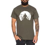 Tee Kiki Zoro Moon One Manga Maglietta Luffy da Uomo Anime Piece, Größe2:XX-Large, Farbe2:Cachi