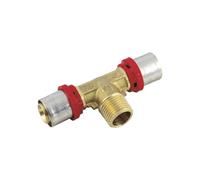 TEE MASCHIO A PRESSARE PER TUBO MULTISTRATO TIEMME Ø26 x 1"" x Ø26