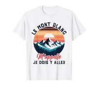 Tee Mount Blanc Sport Montagna | Arrampicata Trekking Chamonix Maglietta