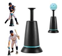 Tee Popper per allenamento da baseball per colpire senza lanciatore, attrezzo portatile per allenamento di baseball per oscillazioni perfette e forza di colpo, strumento per colpire