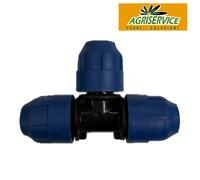 TEE RACCORDO A COMPRESSIONE 90° T RACCORDI PN16 PER TUBO IRRIGAZIONE