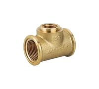 TEE RIDOTTO FFF IN OTTONE GIALLO 1" x 3/4" x 1"