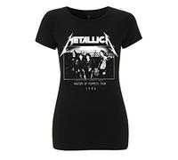 Tee Shack Ladies Metallica Master of Puppets Live Tour Ufficiale Donne Maglietta Signore (Medium)
