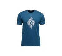Black Diamond Engineered Diamond Short Sleeve T-shirt Blu L Uomo