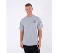 Hurley - Tee S/S Printing Press Enjoy - T-shirt S grigio