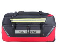 tee-uu Borsa trolley JUMBOBAG, nero/rosso, AD_VIGILI DEL FUOCO