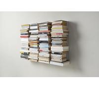 TEEbooks Mensole per libri - Libreria verticale 60 cm - Set di 4, Bianco
