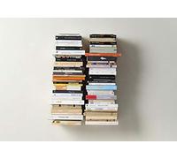 TEEbooks Mensole per libri - Libreria verticale 60 cm - Set di 2, Bianco