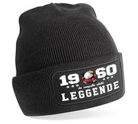 TeeDesign Berretto 65 Anni Regalo Compleanno Nascita delle Leggende Gadget - Regalo Divertente, Cappello in Maglia con Anno Nascita 65 Anni - 1960