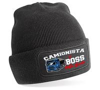 TeeDesign Berretto Camionista Il Boss della Strada. Regalo Compleanno per Uomo papà Nonno Gadget - Cappello Camionista
