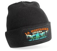 TeeDesign Berretto Montagna. Abbigliamento per Uomo Donna Ragazzo e Ragazza per Escursioni Trekking - Cappello per Appassionati di Montagna