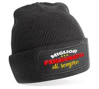 TeeDesign Berretto Pensionato Migliore del Mondo. Idea Regalo per Compleanno per Nonno, Uomo e pensionato - Cappello Pensionato