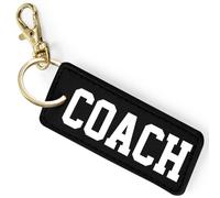 TeeDesign Portachiavi Coach. Idea regalo compleanno e natale per uomo donna sport calcio, basket, pallavolo e mister. Gadget accessorio abbigliamento - Porta chiavi Coach