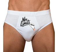 TeeDesign Slip Regalo per Uomo, Amico, Marito e Fidanzato. Perfetto per Compleanno, Natale e per Chi AMA l’ironia. - No Limits XL