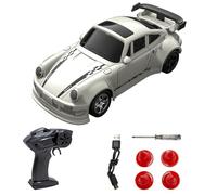 Teeggi Desktop RC Drift Car, 1:64 Mini Auto telecomandata per bambini e ragazzi, 2,4 GHz 4 WD Racing Cars con luci a LED, auto da corsa telecomandata, giocattolo regalo
