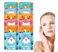 Teegxddy 12psc maschere viso coreane maschere per il viso maschere viso bambina Set Maschere Visos Maschera Idratante per Viene Fornito con Graziose Stampe di Animali Adatto a Tutti i Tipi di Pelle