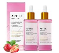 Teegxddy 2 Pezzi after shave oil, Oli essenziali per la cura quotidiana, Olio essenziale lenitivo per la depilazione, 90ml
