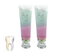 Teegxddy 2 Pezzi Dentifricio Sbiancante Professionale - Con Niacinamide,Formula Delicata per Denti Più Bianchi e Alito Fresco