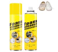 Teegxddy 2 Pezzi Detergente Schiumoso Multifunzionale, 2 in 1 Adatto per Rimuovere le Macchie dai Sedili in Pelle dell'Auto, Non Necessita di Risciacquo, 300 ml