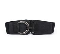 Teegxddy Cintura Vita Alta Donna Firmata Retrò Elastica Nera Con Ganci Metallici