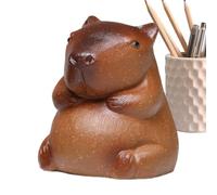 Teehaustier,Lila Ton Teehaustier Exquisite kleine Capybara-Form, | Capybara Tee-Set Für Tisch Schreibtisch Zimmer Office Desktop Display Sammlung Bücherr