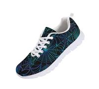 teeinprint Scarpe da corsa da donna, comode, con lacci, leggere, traspiranti, scarpe da tennis atletiche, Stampa Foglia d'Acero Autunno Gallo, 42 EU
