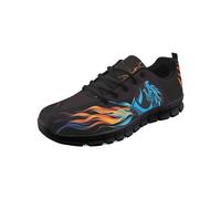 teeinprint Scarpe da corsa da uomo in rete traspirante, senza lacci, casual, da passeggio, Drago Fuoco Fi, 44 EU