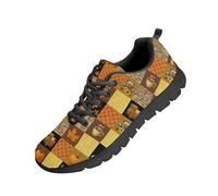 teeinprint Scarpe da corsa da uomo per il Ringraziamento in rete traspirante, scarpe da ginnastica casual con lacci, Giorno del Ringraziamento, 42 EU