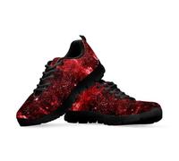 teeinprint Scarpe da ginnastica da donna, da uomo, traspiranti, con lacci, per camminare, jogging, tennis, Motivo galassia, 38 EU