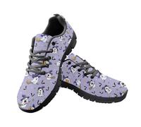 teeinprint Scarpe da ginnastica per Halloween, da donna, uomo, in rete traspirante, con lacci, per jogging, tennis, sport, palestra, Fantasmi di Halloween stampati, 38 EU