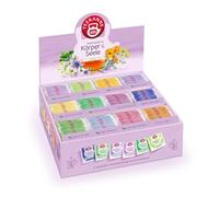 TEEKANNE Contenitore per benessere armonia per corpo e anima, 12 tisane per equilibrio e relax, 180 bustine di tè con ingredienti naturali come camomilla, zenzero e menta piperita, tè per piacere e