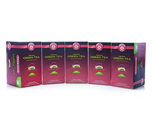 Teekanne Premium Green Tea tè verde, confezione da 5 (5 x 20 bustine di tè), 5 x 35 g