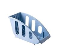 TEEKU Cestello portaoggetti con fessure per carte di credito, in plastica, per casa, cucina, piatti, utensili e vestiti (blu, taglia unica)