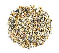 TEEKU Piccole pietre verdi lucidate per piante ornamentali, acquario, ghiaia, succulente, bonsai, terrario, fate, giardino, progetto fai da te, 100 g per dipingere (H, taglia unica)