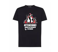 Teelab Maglietta Addio al Celibato - Addio al Celibato in Corso, Nera, 3XL