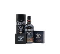 Teeling - Black Pitts Peated Single Malt Irish Whiskey 70cl 46% ABV Hip Fla...