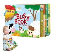 Teeling Books, libri adesivi - riconoscimento del numero educativo - giocattoli da viaggio divertenti per viaggi, ristorante, scuola, casa, all'aperto