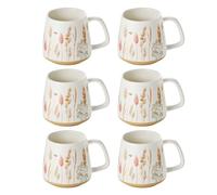 Teemando 6 bicchieri Smilla New Bone China, opachi, 0,35 l, altezza 9,5 cm, diametro 7,5 cm = 6 bicchieri