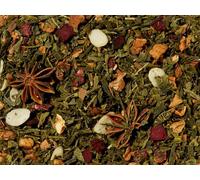 teemando® Miscela di tè verde Sencha Winter Melograno Melograno Note aromatizzate, 1 kg