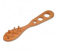 teemando® Paletta per spaghetti e spaghetti in legno di ciliegio oliato, 32 cm